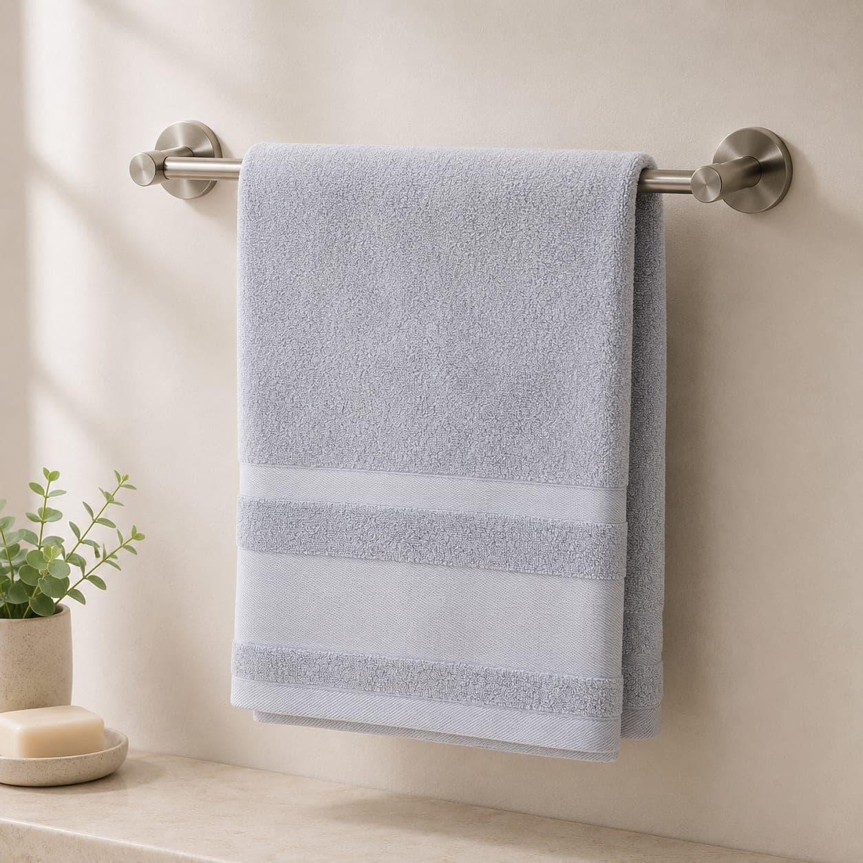 Serviette de bain coton éponge — miniature 5